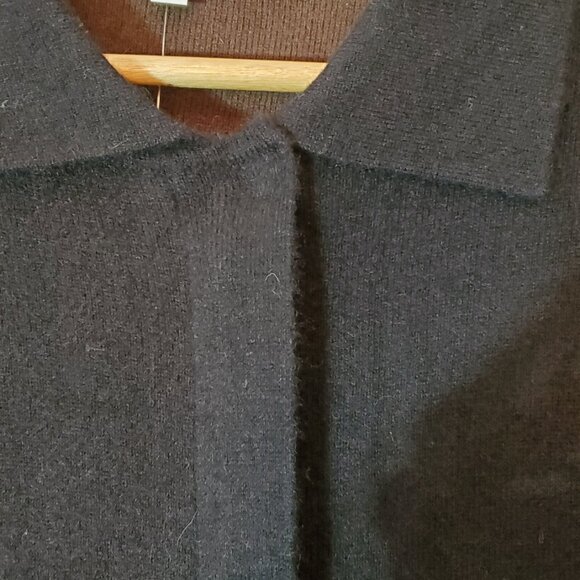 NWT The Cashmere Project Long Cardigan sz. M - w/ pockets & zipper! Orig $656! - Picture 2 of 10